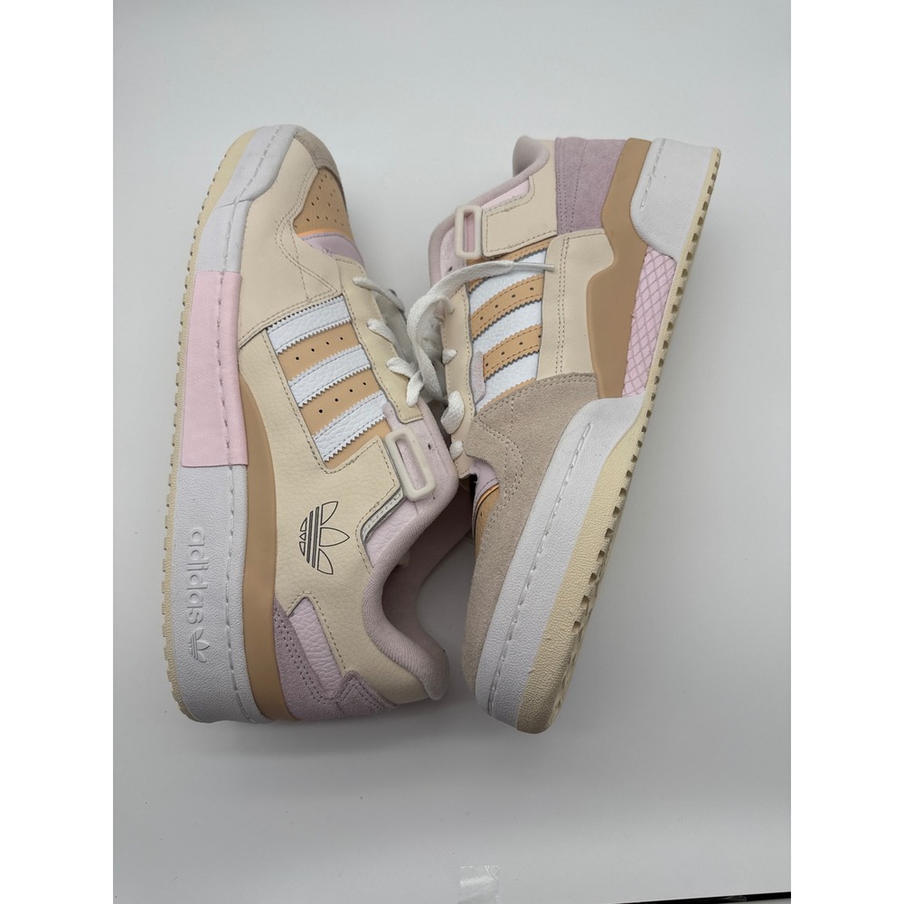 Adidas Originals Forum Exhibit Low Mens Shoes Wonder White Amber GW6346 Size 13 - Picture 3 of 9